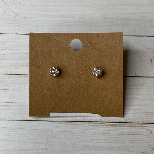 Rhinestone Stud Earrings
