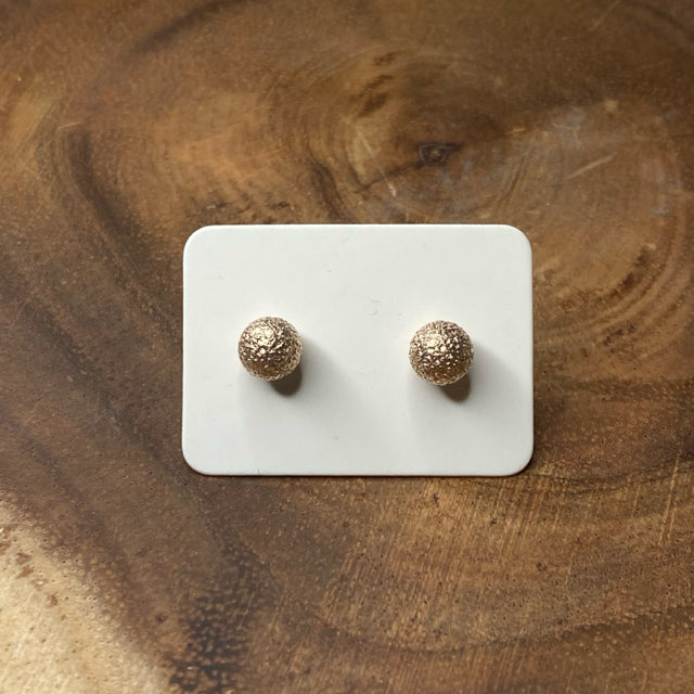 Textured Ball Earrings