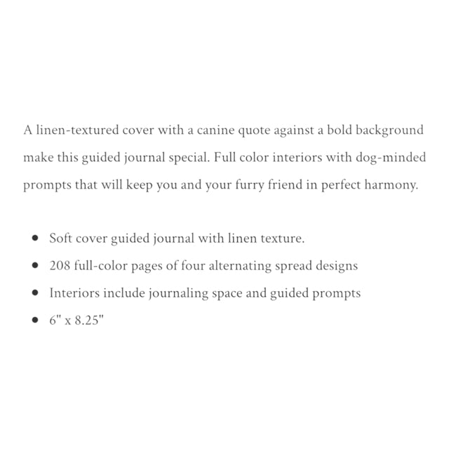 Dog Quote Roger Caras Guided Journal