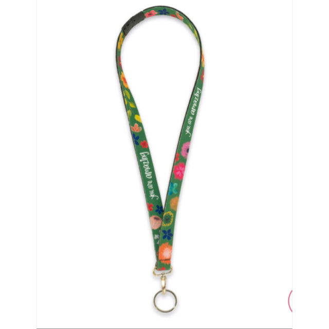 You Are Amazing Lanyard Keychain