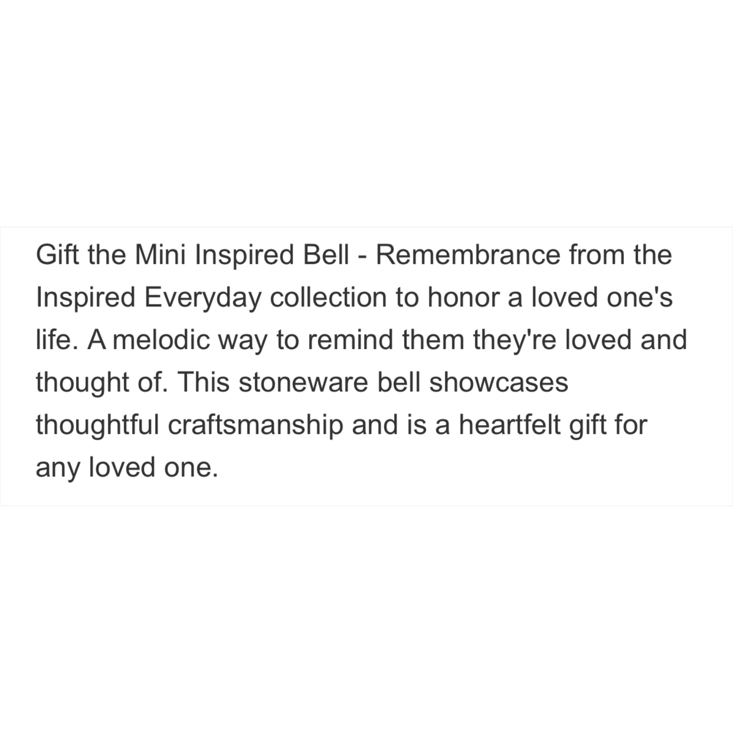 Demdaco Inspired Bells - Remembrance