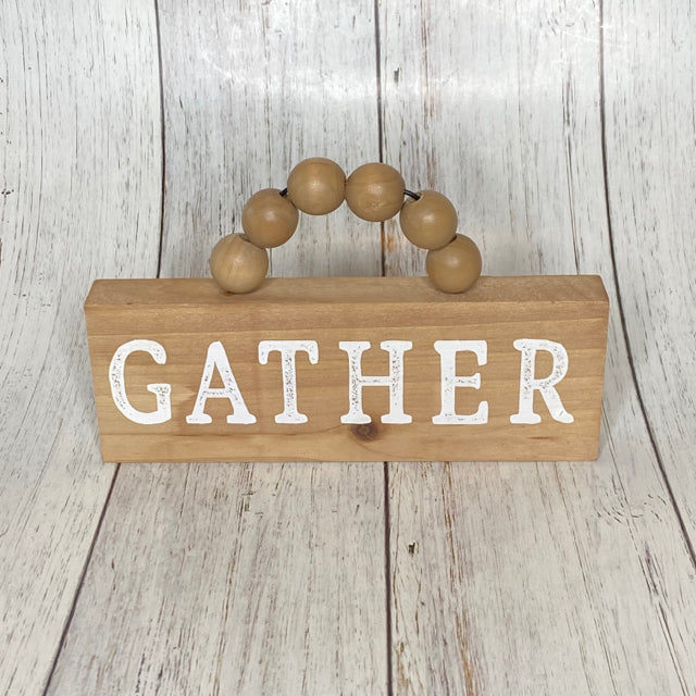 Gather Block Sign