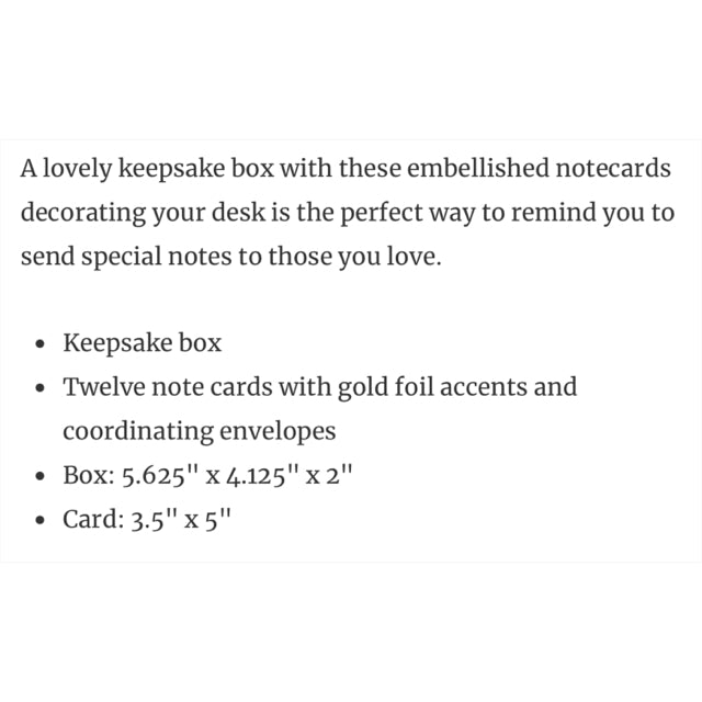 Hummingbird Garden Boxed Note Card Set