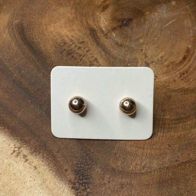 Gold Ball Earrings