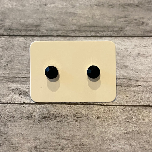 Black Crystal Earrings