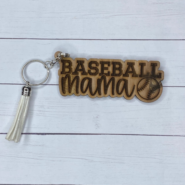S & L Crafts - Keychain - Baseball Mama