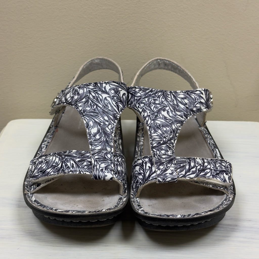 Alegria "Ken" Leather Sandals - Size 9