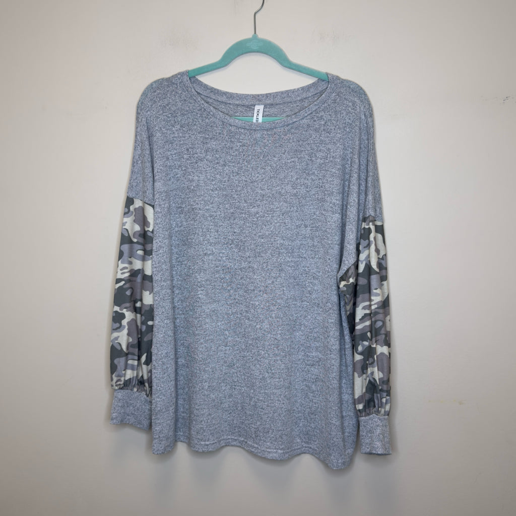 Tickled Teal Top - Size Large
