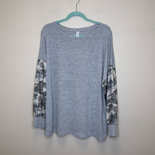 Tickled Teal Top - Size Large