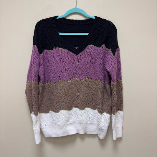 Color Block Sweater - Size Medium