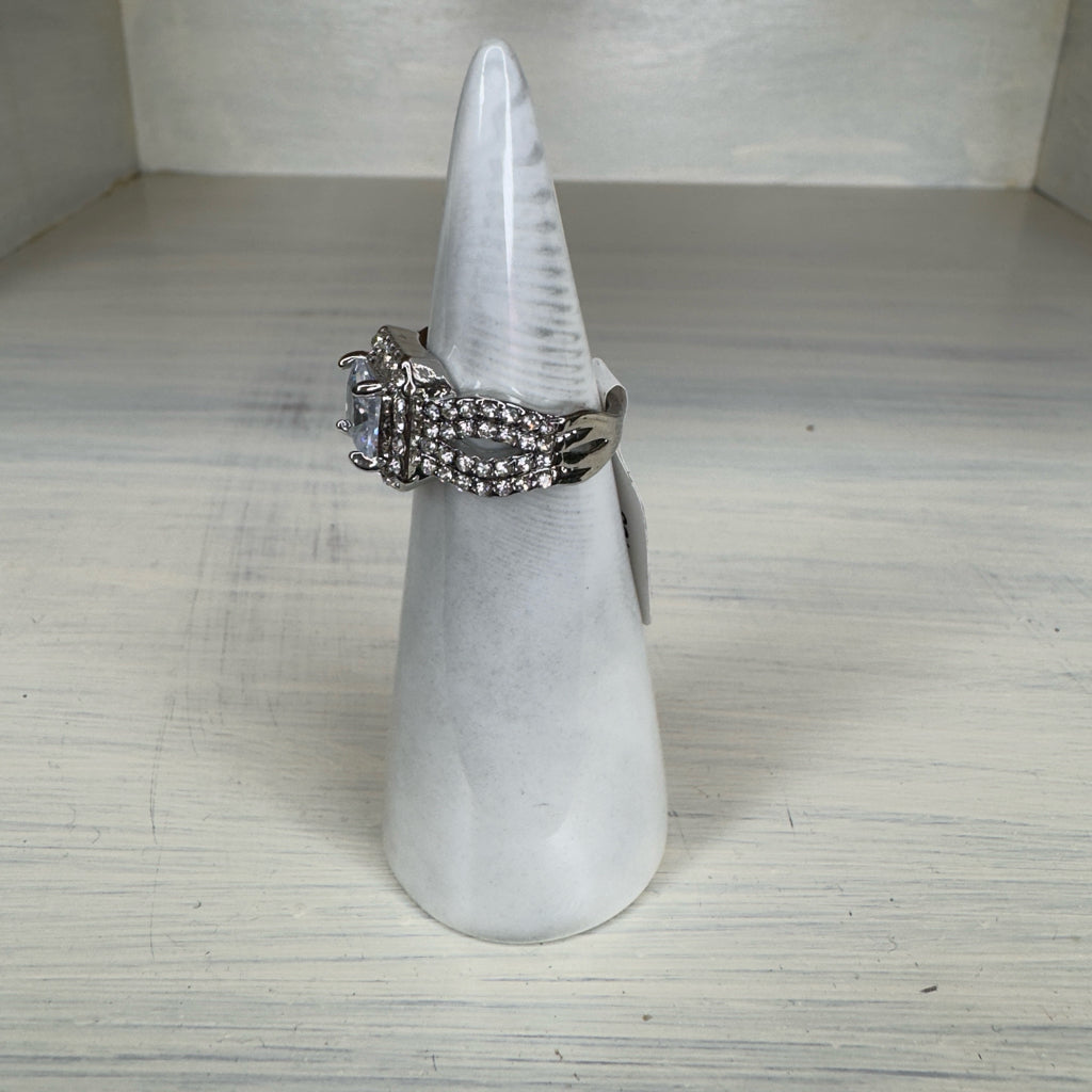 Wide Infinity Loop Statement Ring - Size 5