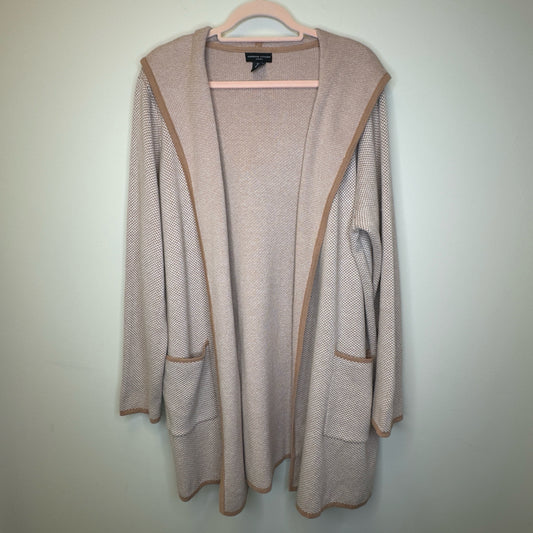 Adrienne Vittadini Hooded Cardigan - Size 2X