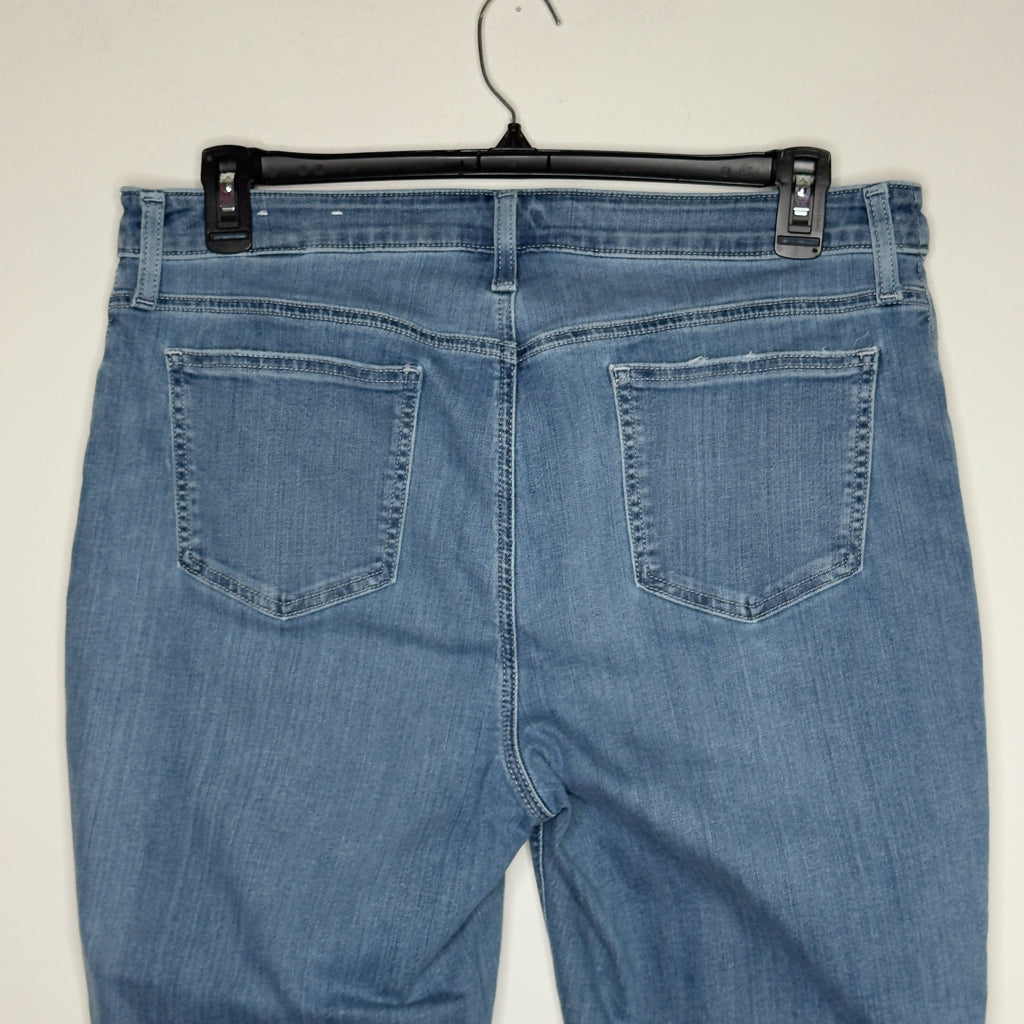 Chico's So Slimming Girlfriend Slim Leg Crop Jeans - Size 14