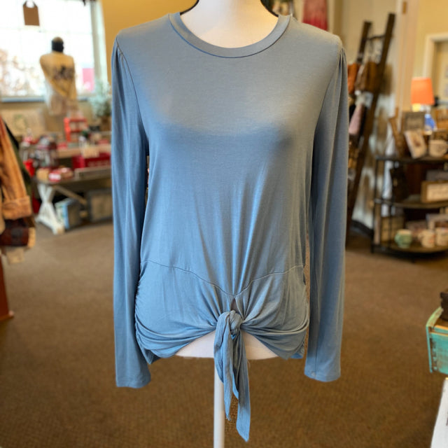 Grace + Karma Tie Front Top - Size Small