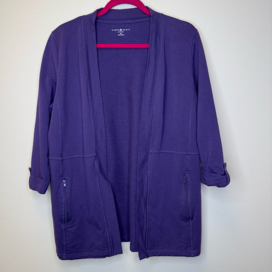 Karen Scott Sport Cardigan - Size Medium