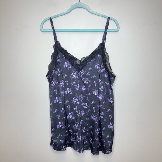 Torrid Satin Lace Trim Cami Tank Top - Size 2X