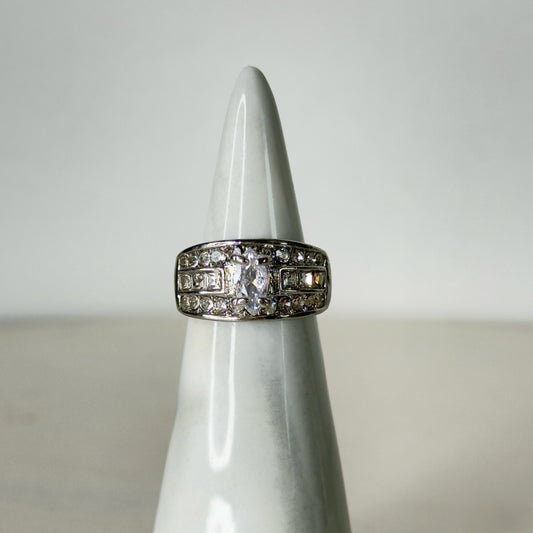 Marquise Cut Cocktail Ring - Size 5