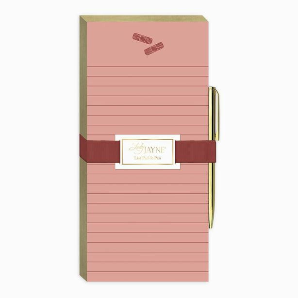 Bandages Magnetic List Pad With Pen
