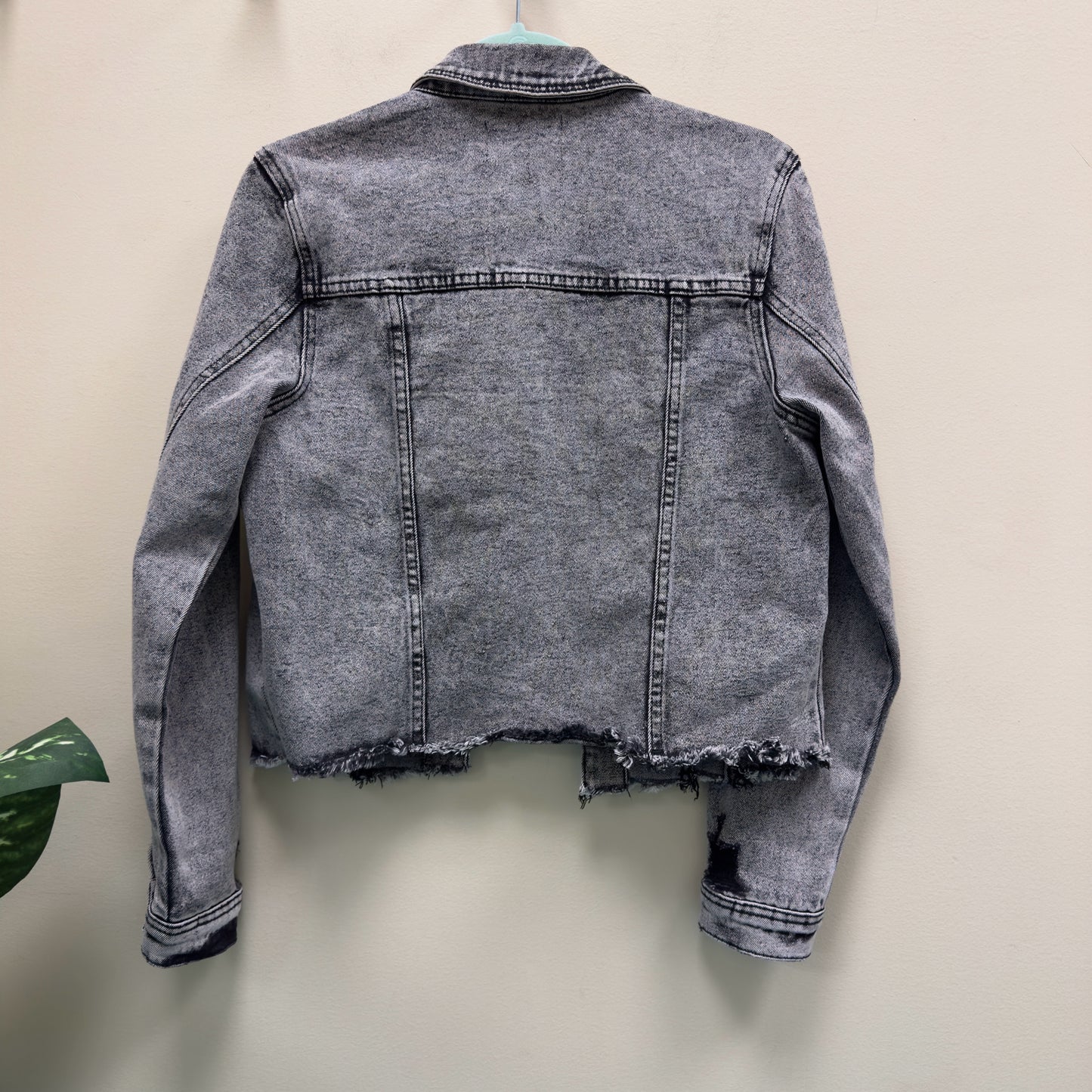 KanCan Distressed Denim Jacket - Size Medium