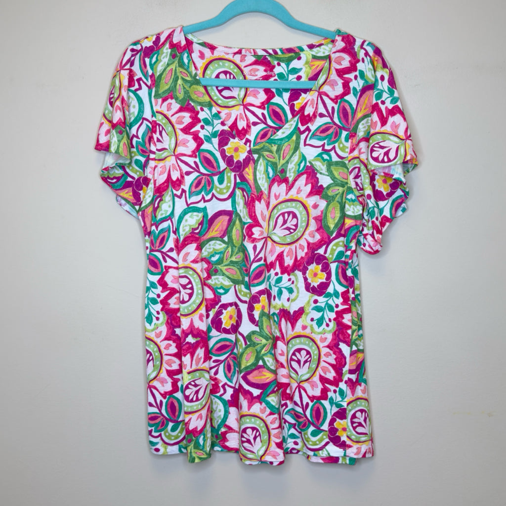 Soft Surroundings Elana Tunic Tee - Size Large