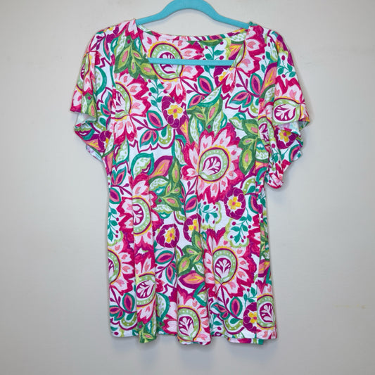 Soft Surroundings Elana Tunic Tee - Size Large