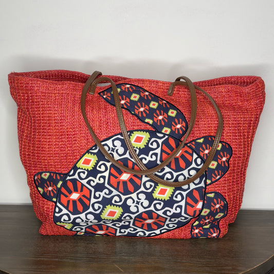 Vera Bradley Sun Valley Straw Beach Tote