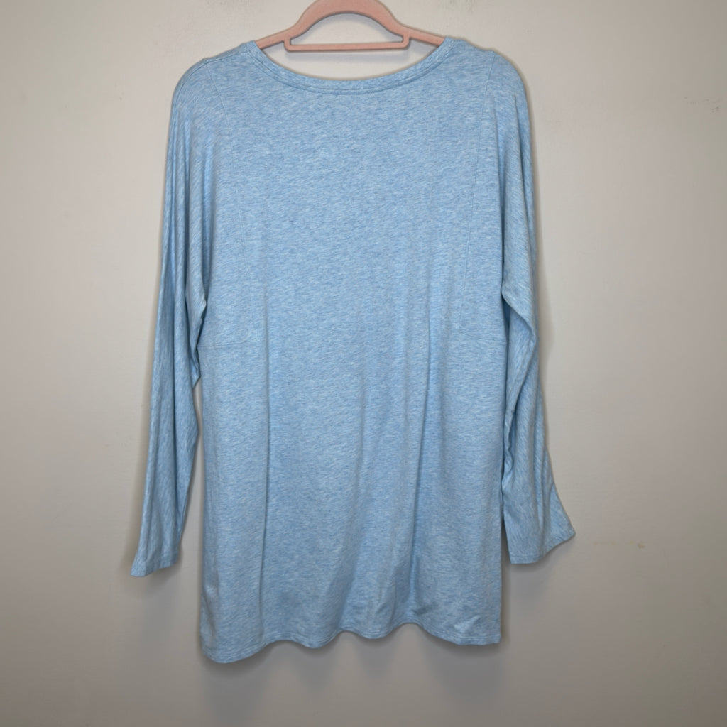 Chico's Zenergy Sweatshirt Tunic Top - Size Large