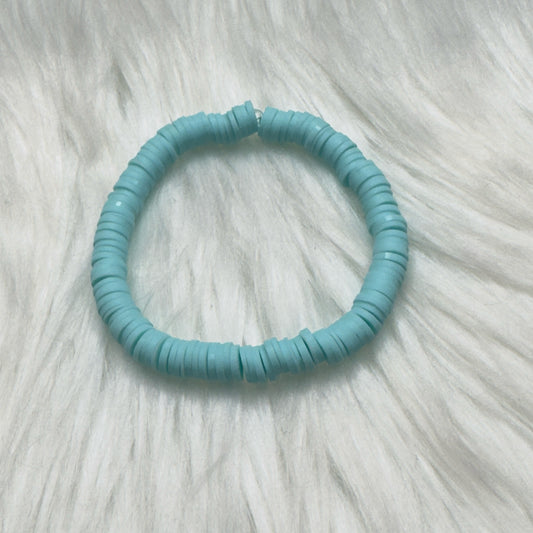 Inga Ann's Light Blue Polymer Bracelet