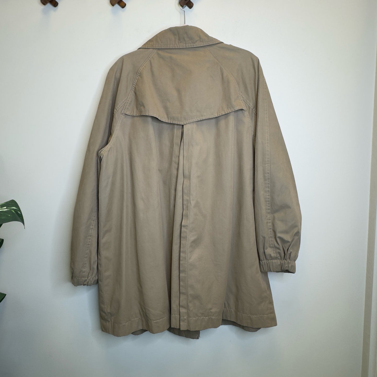 Loft Khaki Trench Jacket - Size XL