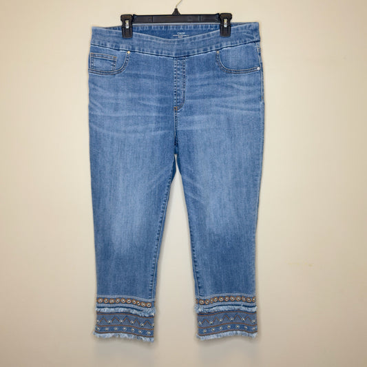 Chico's Crop Pull-On Jeggings - Size 14