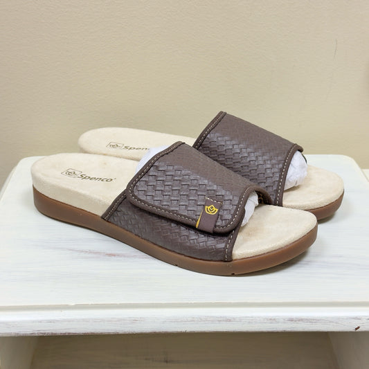 Spenco Charlotte Coffee Slides - Size 8 1/2 8.5