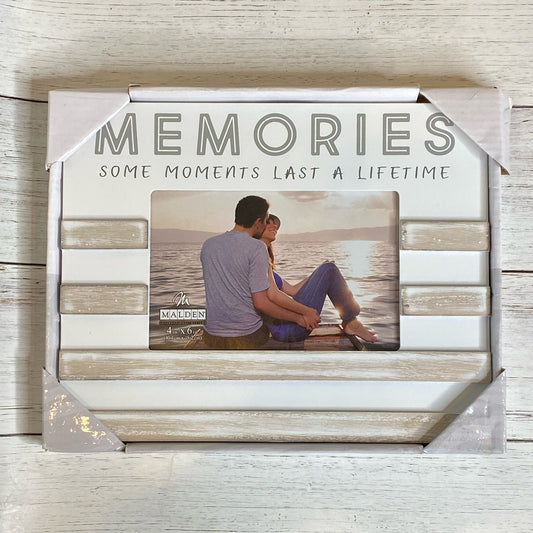 Memories Some Moments Last A Lifetime Picture Frame
