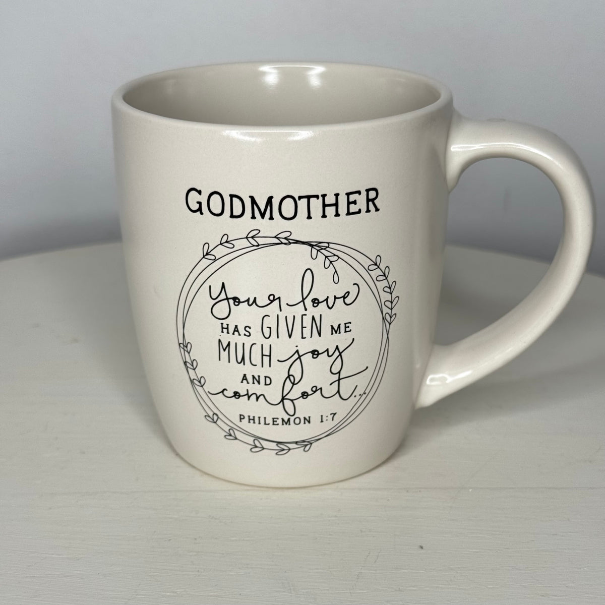 Godmother Philemon 1:7 Mug