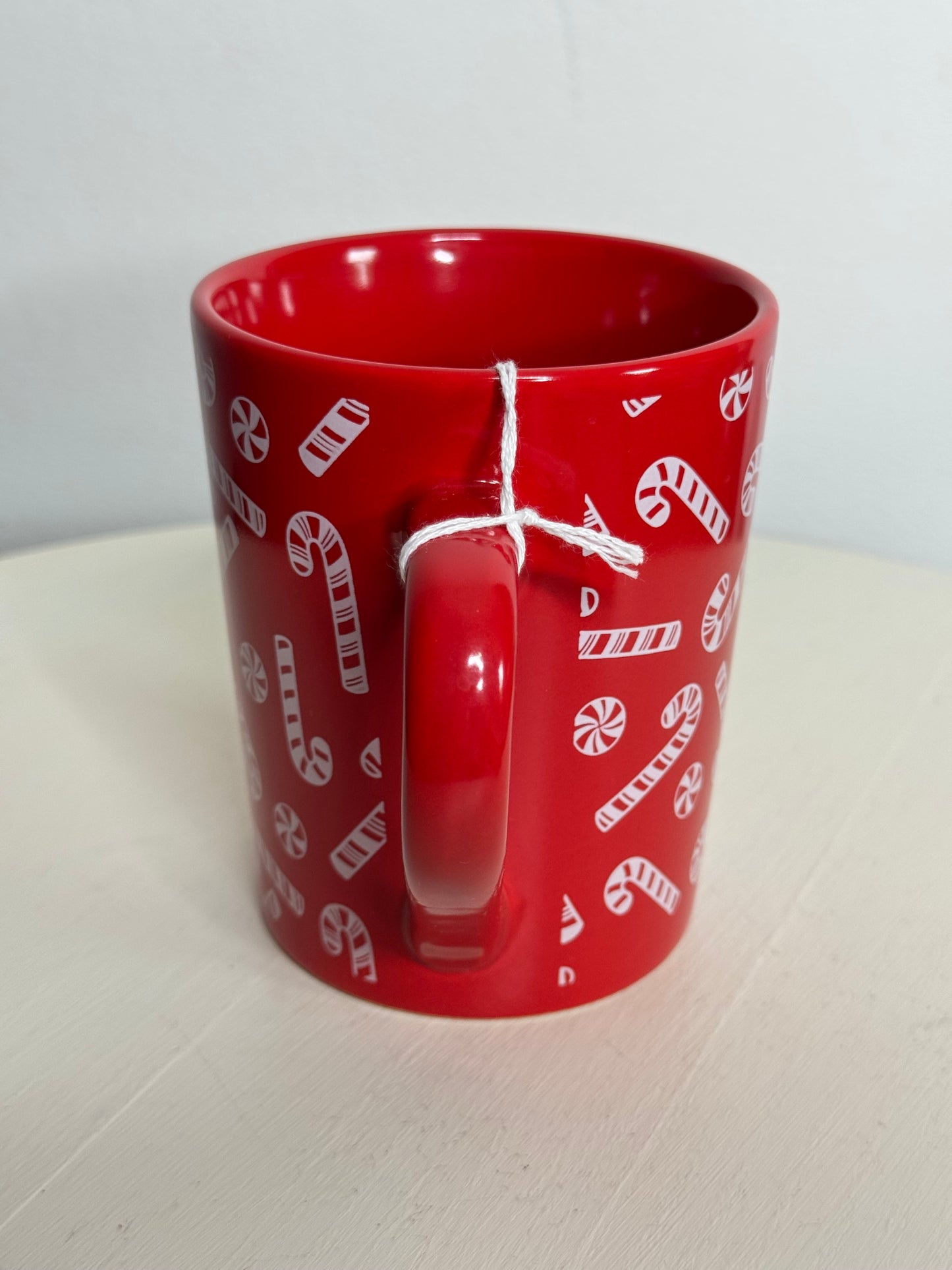 Candy Cane Print Mug