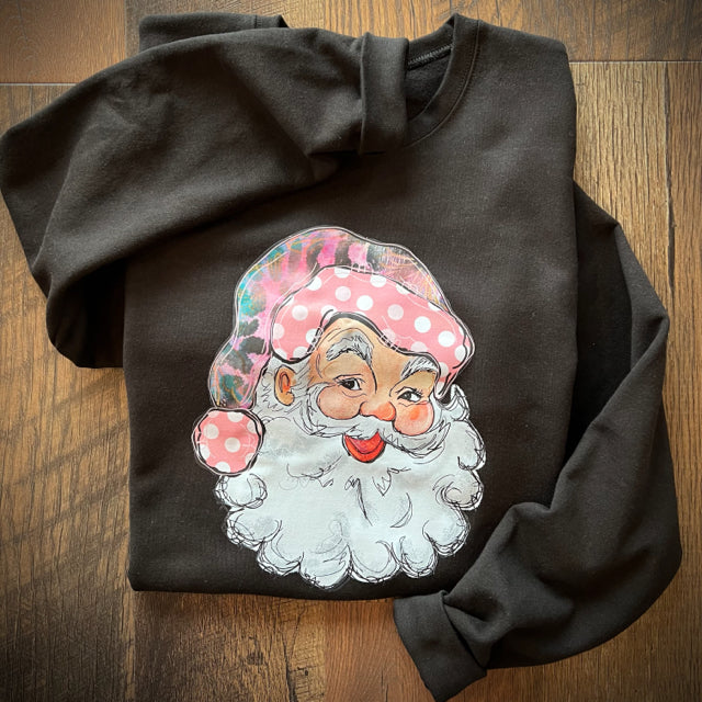 Santa Graphic Sweatshirt - Size Large