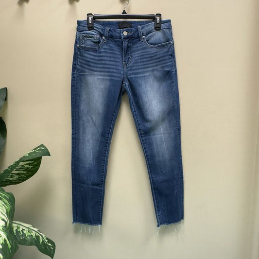 Buckle Black Skinny Jeans - Size 28 (5/6)