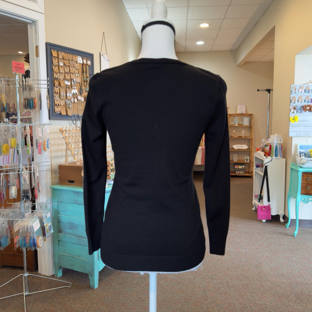 Black Cardigan - Size Small