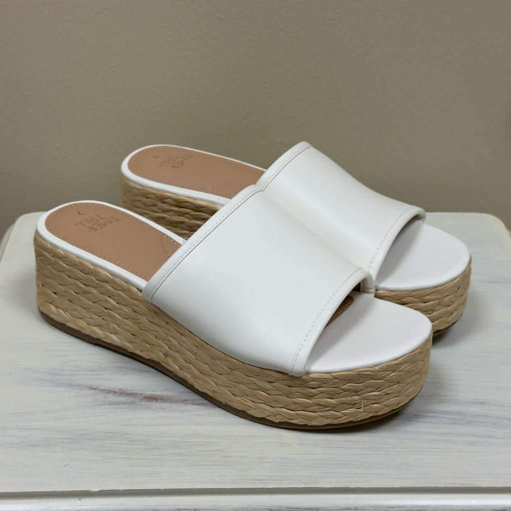 Time & True Wedge Clogs - Size 7