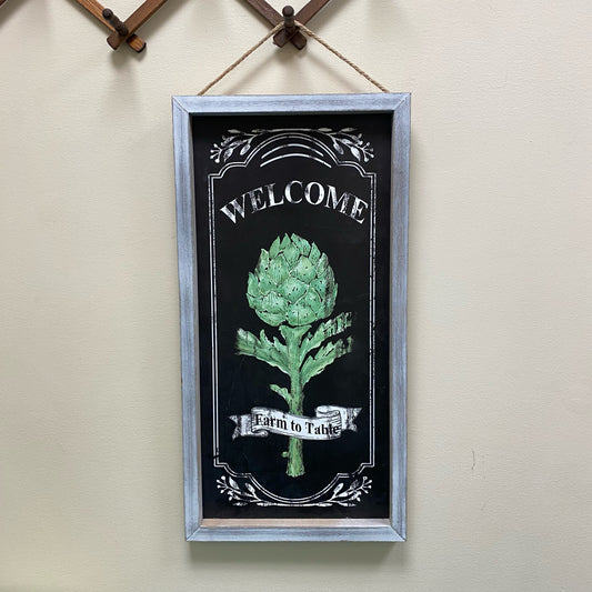 Welcome Farm to Table Sign