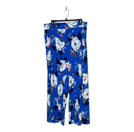 Gilli Floral Print Pull-On Pants - Size 1X Petite