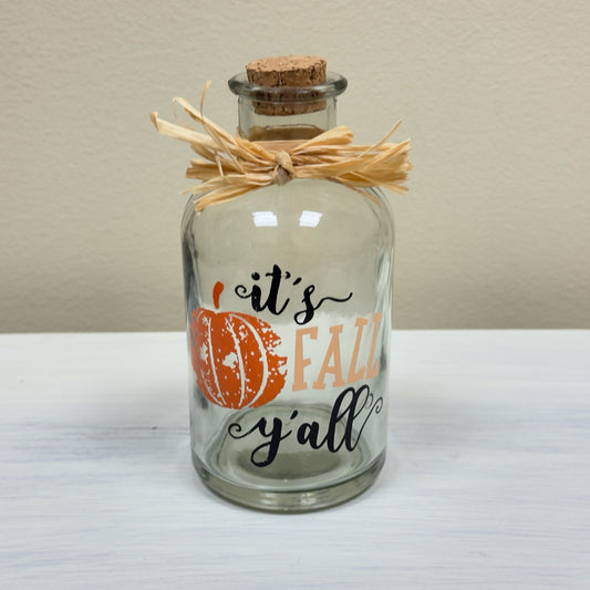 It's Fall Y'All Glass Vase