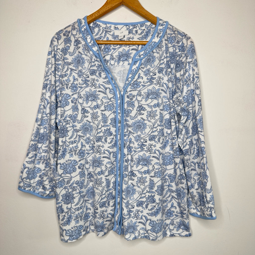 J.Jill Button Front Top - Size Large