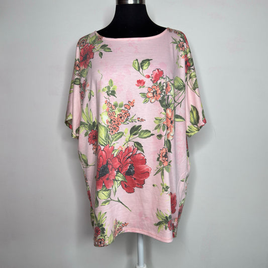 BiBi Floral Top - Size Large