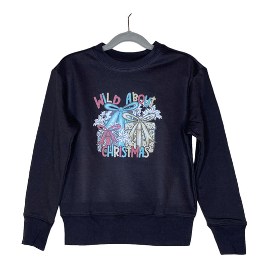 Wild About Christmas Graphic Sweatshirt - Size Youth Small