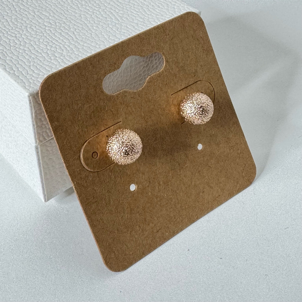 Textured Ball Stud Earrings