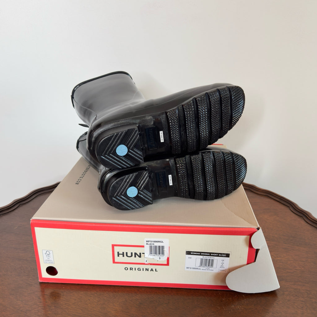 Hunter Original Short Gloss Rain Boots - Size 9