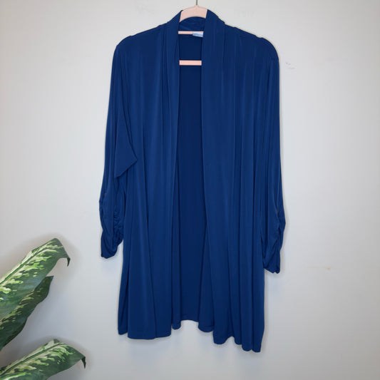 Susan Graver Long Line Cardigan - Size 2X