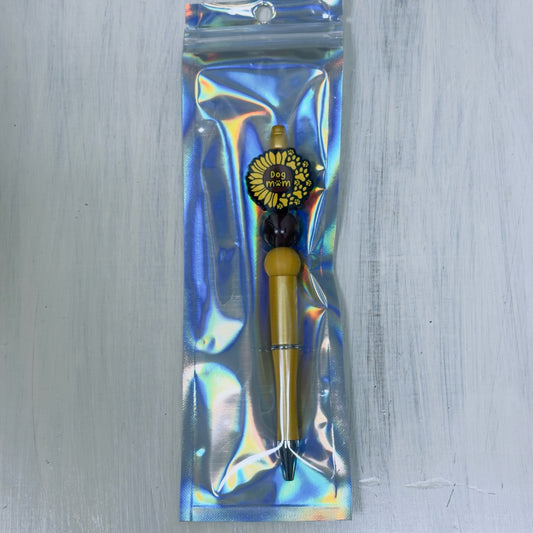 Beaded Ink Pen - Dog Mom