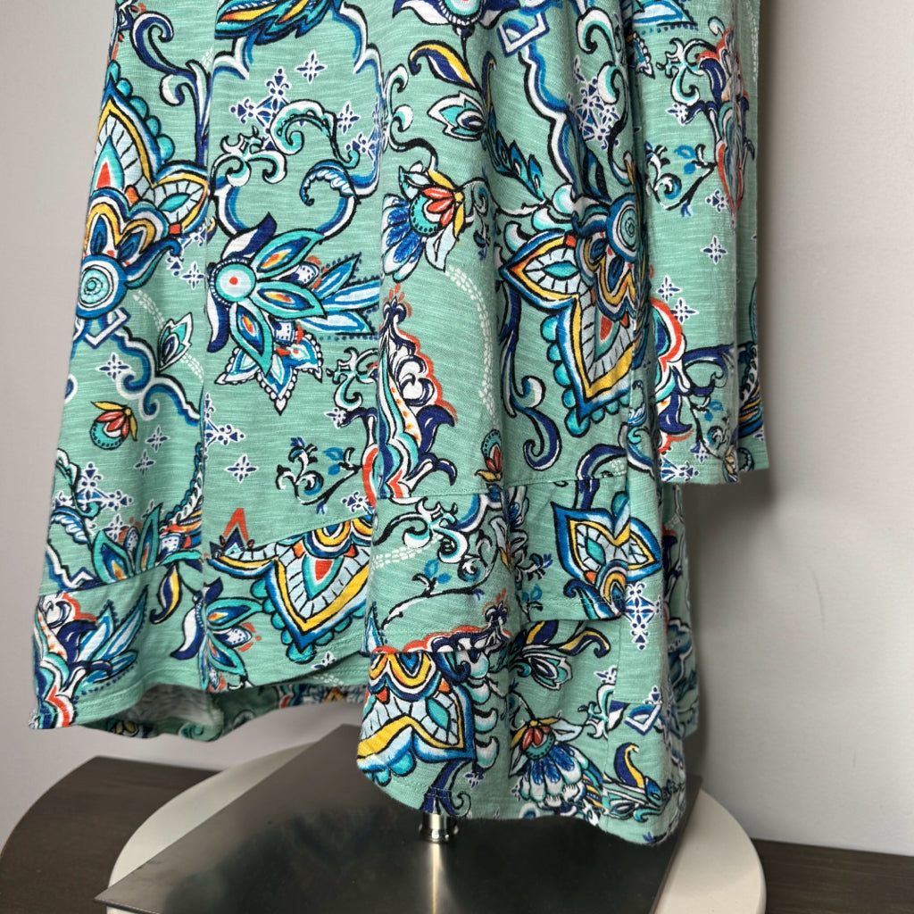 Chico's 3/4 Sleeve Tunic Top - Size Large