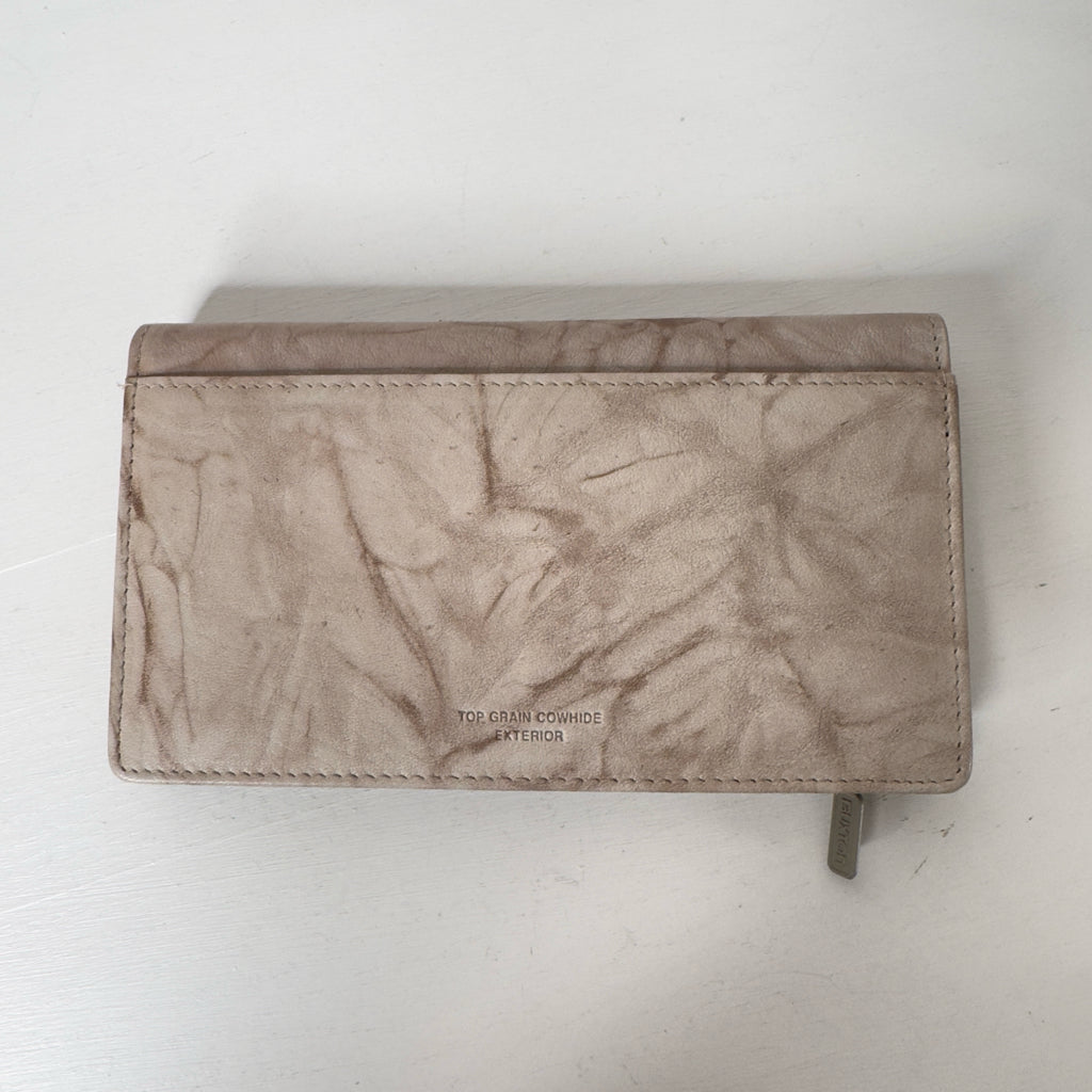 Buxton Vintage Calculator Top Grain Cowhide Wallet